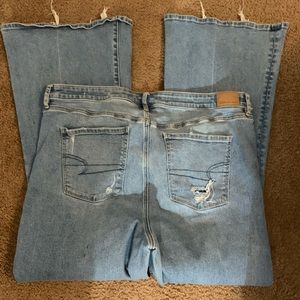 American Eagle size 20 super high rise flare